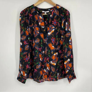 Derek Lam 10 Crosby silk blend floral top 4 small